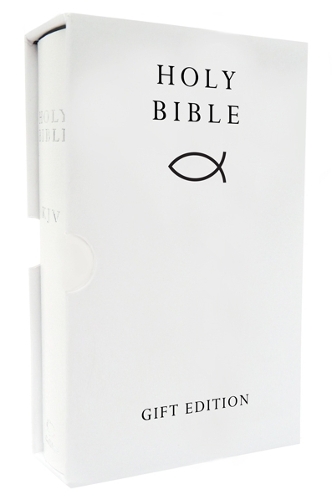 HOLY BIBLE: King James Version (KJV) White Pocket Gift Edition