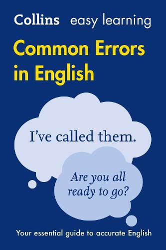 Common Errors in English