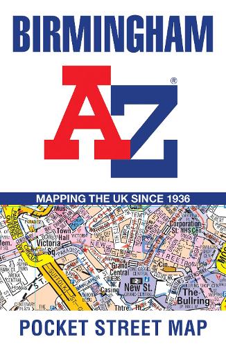 Birmingham A-Z Pocket Street Map