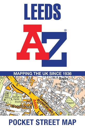 Leeds A-Z Pocket Street Map