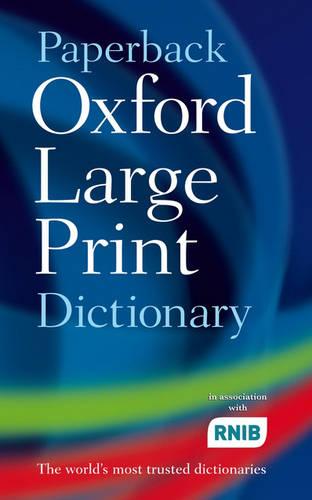 Paperback Oxford Large Print Dictionary