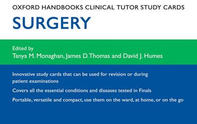 Oxford Handbooks Clinical Tutor Study Cards: Surgery