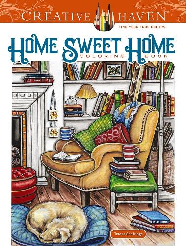 Creative Haven Home Sweet Home Coloring Book