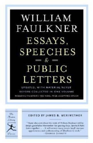 Essays, Speeches & Public Letters