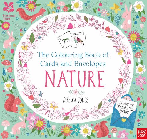 National Trust Colouring Cards And Envelopes - Nature