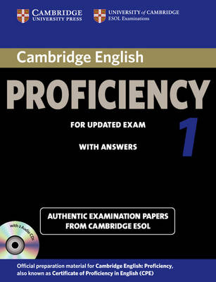 Cambridge English Proficiency 1 for Updated Exam Self-study Pack (Student's Book with Answers and Audio CDs (2))