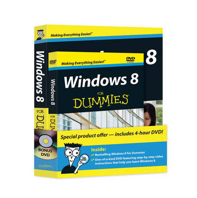 Windows 8 for Dummies Book+dvd Bundle