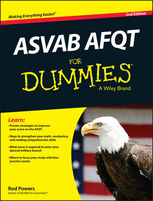 Asvab Afqt for Dummies, 2nd Edition