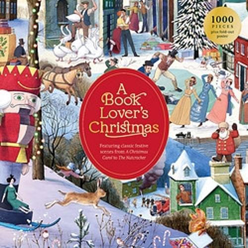 A Book Lover's Christmas 1000 Piece Jigsaw Puzzle