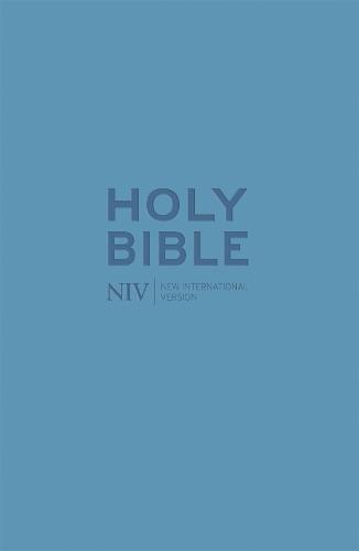 NIV Pocket Cyan Soft-tone Bible with Zip