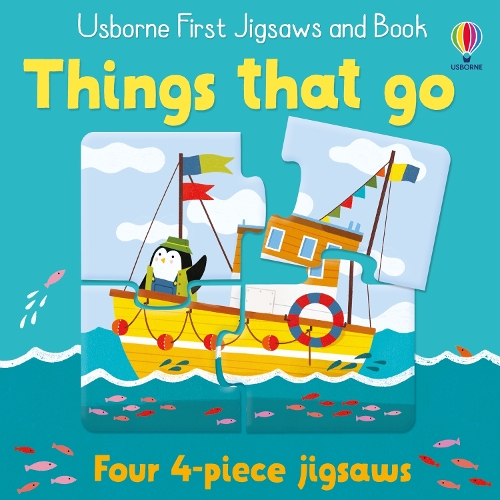 Usborne Things That Go 4Pc Jigsaw
