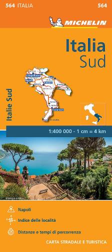 Italy South - Michelin Regional Map 564