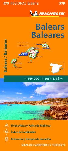 Baleares - Michelin Regional Map 579