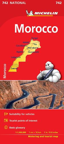 Morocco - Michelin National Map 742