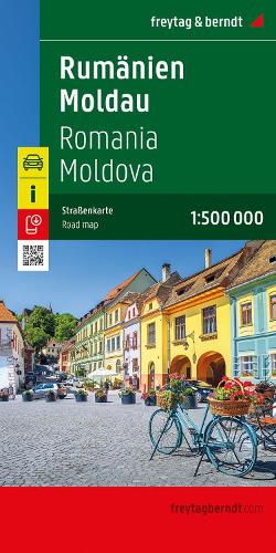 Romania - Moldova, Road Map 1:500.000