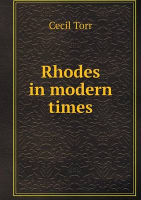 Rhodes in modern times