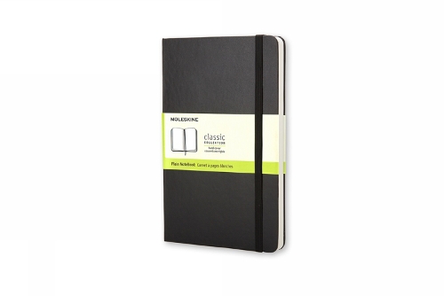 Moleskine Pocket Plain Hardcover Notebook Black by Moleskine