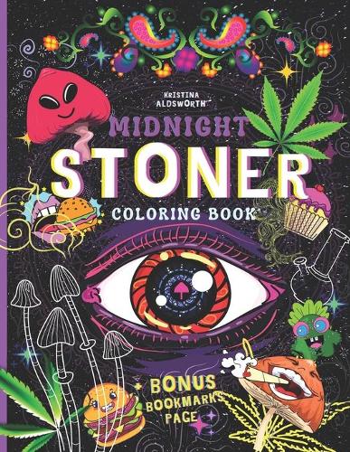 MIDNIGHT STONER Coloring Book + BONUS Bookmarks Page!!