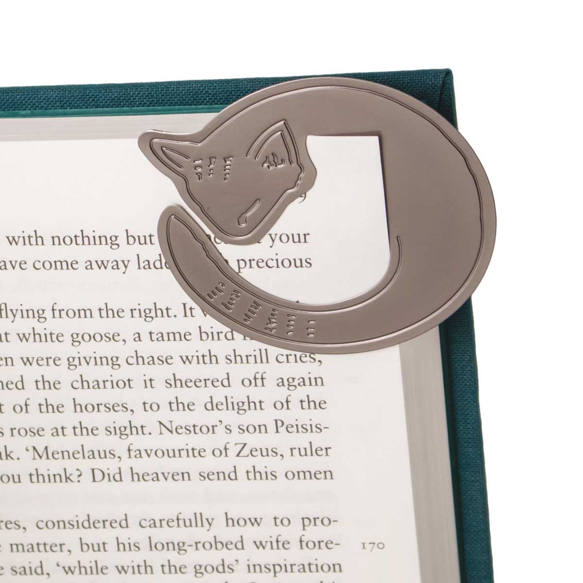 Curled Up Corners Bookmark - Cosy Cat