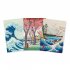 Japanese Woodblocks Set of 3 Mini Notebooks
