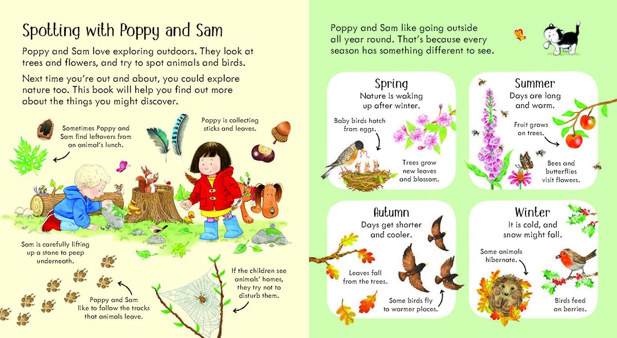 Poppy and Sam's Nature Spotting Book