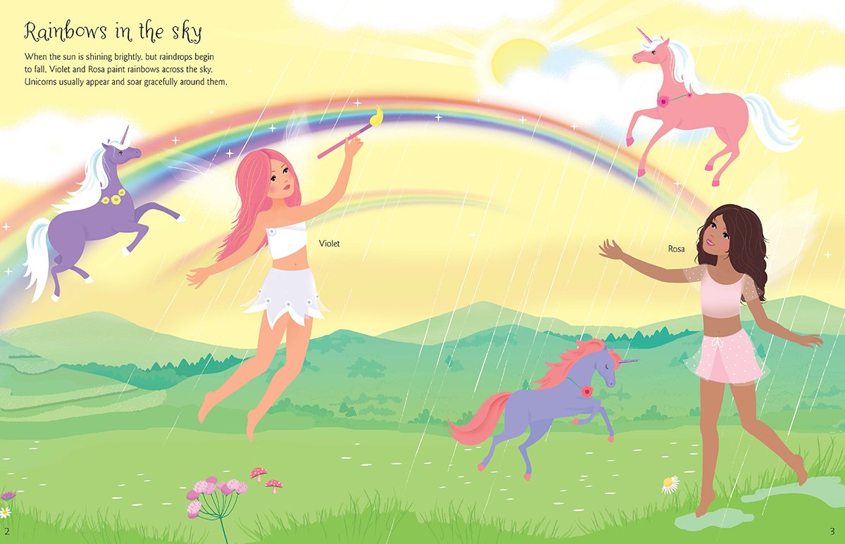 Sticker Dolly Dressing Unicorns