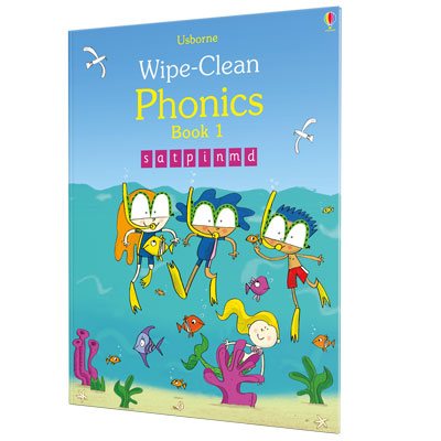 Wipe-clean Phonics book 1