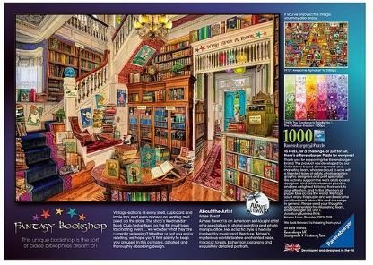 The Fantasy Bookshop 1000 Piece Jigsaw Puzzle