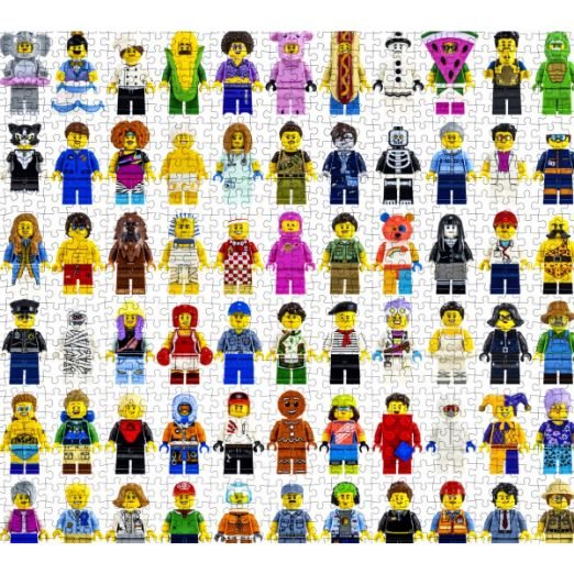 LEGO Minifigure 1000-Piece Puzzle