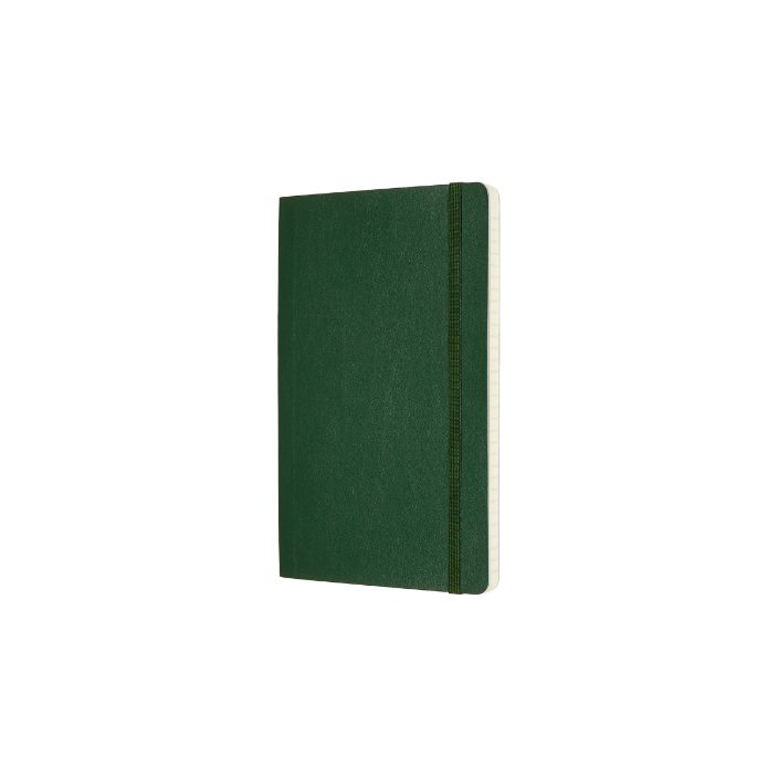 Myrtle Green Large Ruled Softcover Notebook