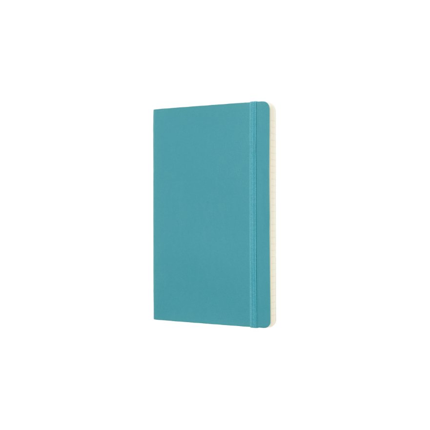 Reef Blue Large Ruled Softcover Notebook
