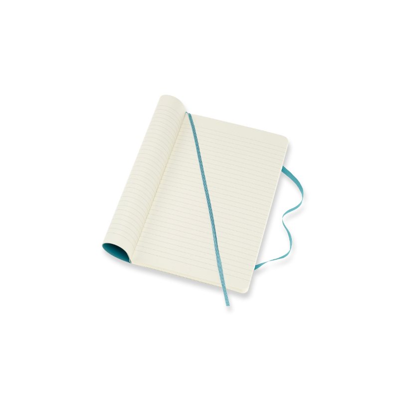 Reef Blue Large Ruled Softcover Notebook