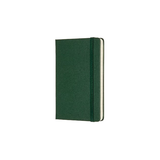 Myrtle Green Pocket Ruled Hardcover Notebook