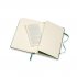 Myrtle Green Pocket Ruled Hardcover Notebook