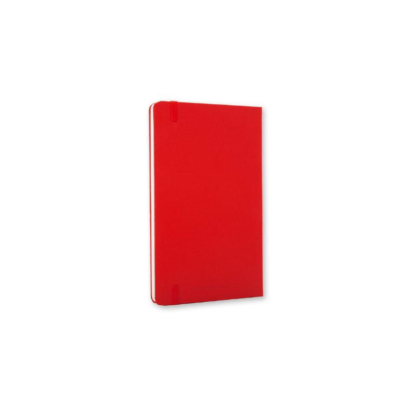Moleskine Large Plain Hardcover Notebook Red