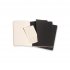 Moleskine Ruled Cahier L - Black Cover (3 Set)