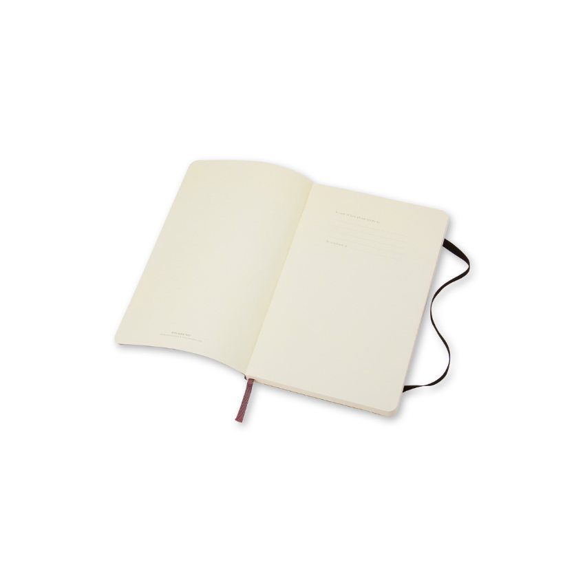 Moleskine Soft Large Ruled Notebook Black