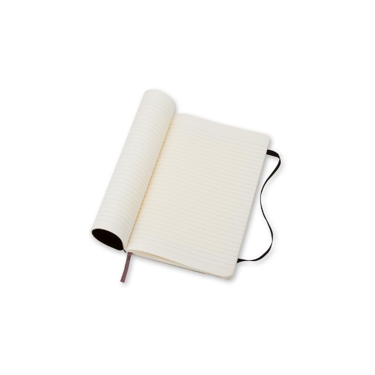 Moleskine Soft Large Ruled Notebook Black