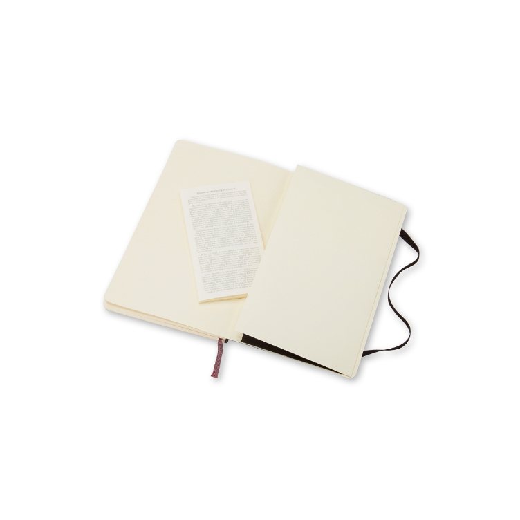 Moleskine Soft Large Ruled Notebook Black
