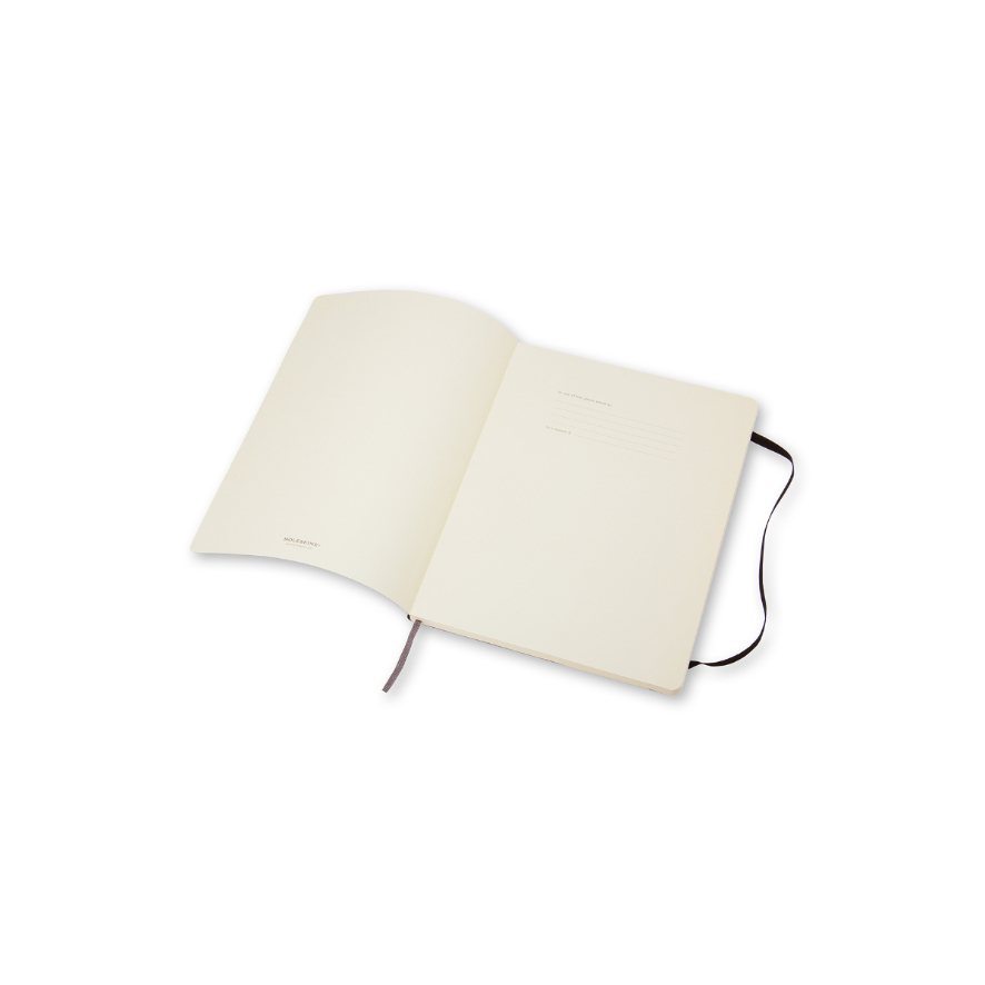 Moleskine Soft Extra Large Ruled Notebook Black