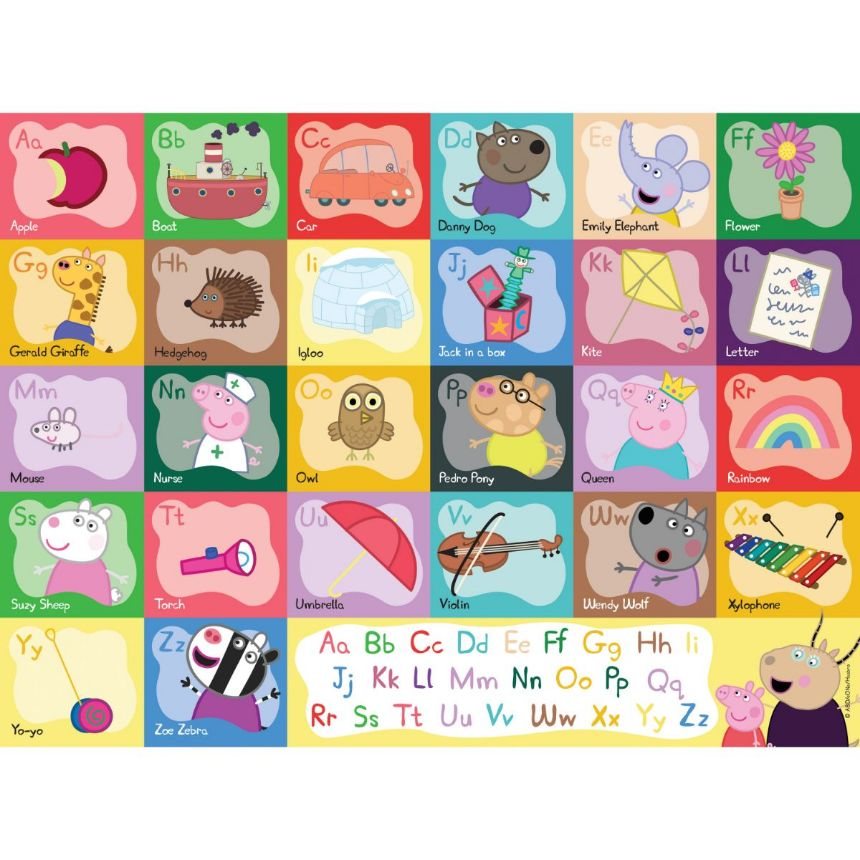 Peppa Pig Alphabet Puzzle