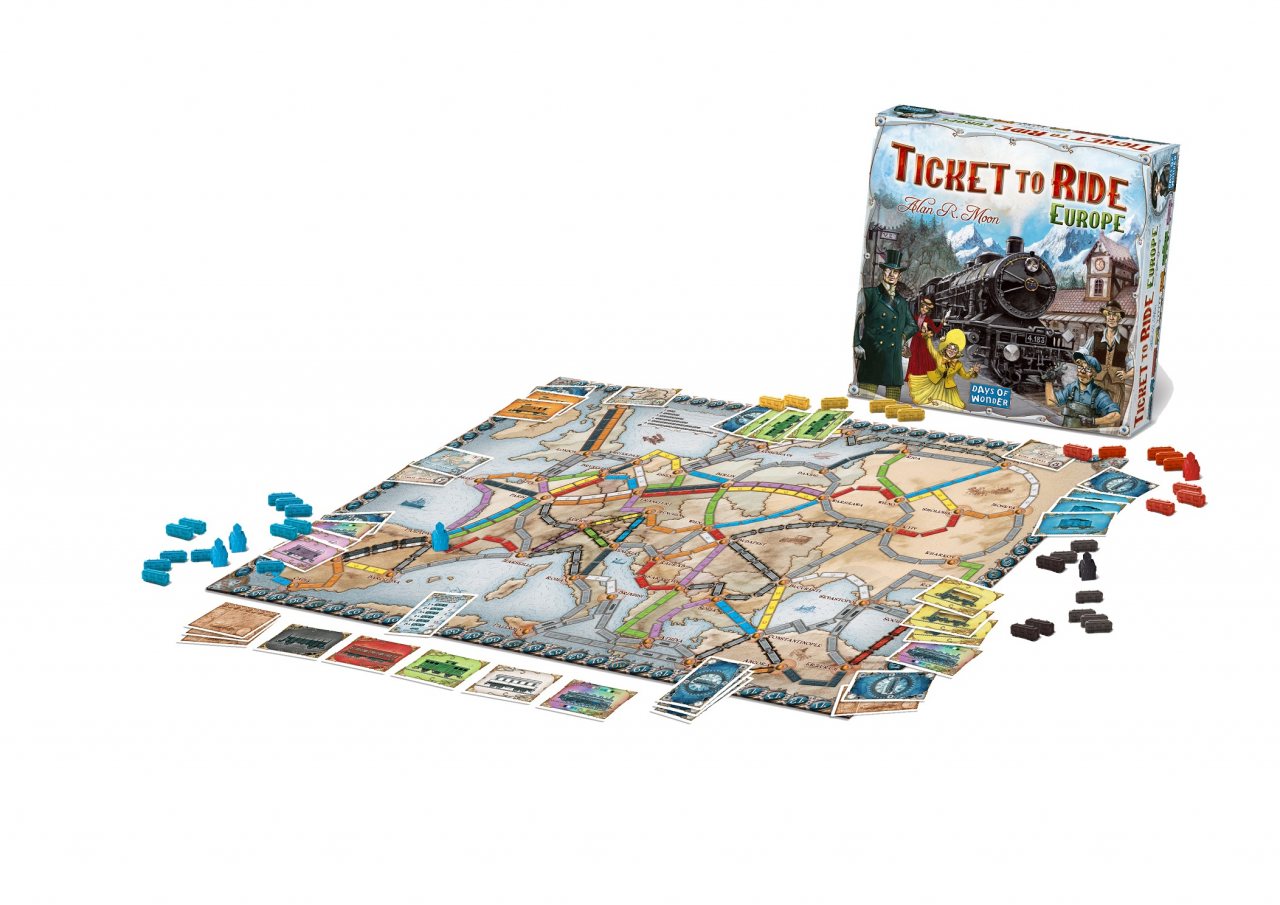 Ticket to Ride Europe Board Game