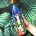 Tropical Print Water Bottle Featuring Frida Kahlo