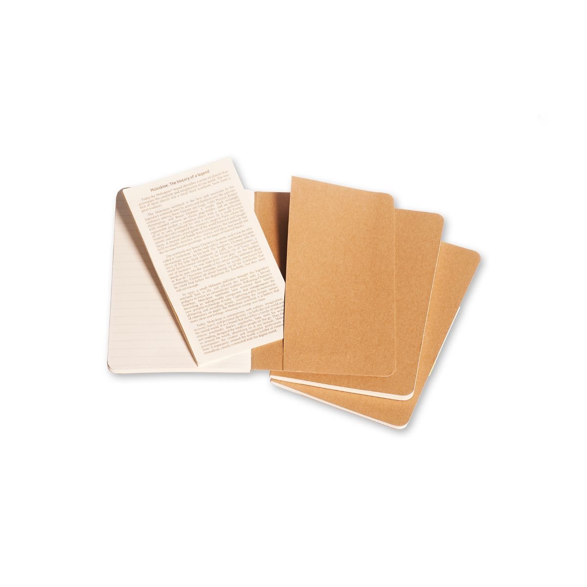 Cahier Journal Ruled Pocket Brown