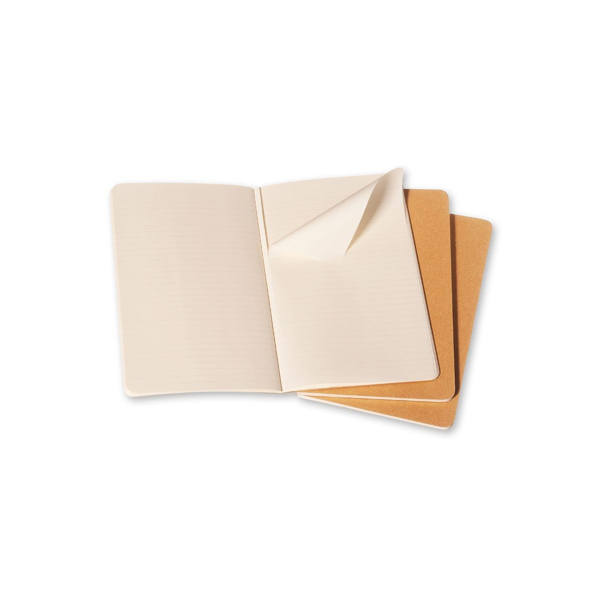 Cahier Journal Ruled Pocket Brown