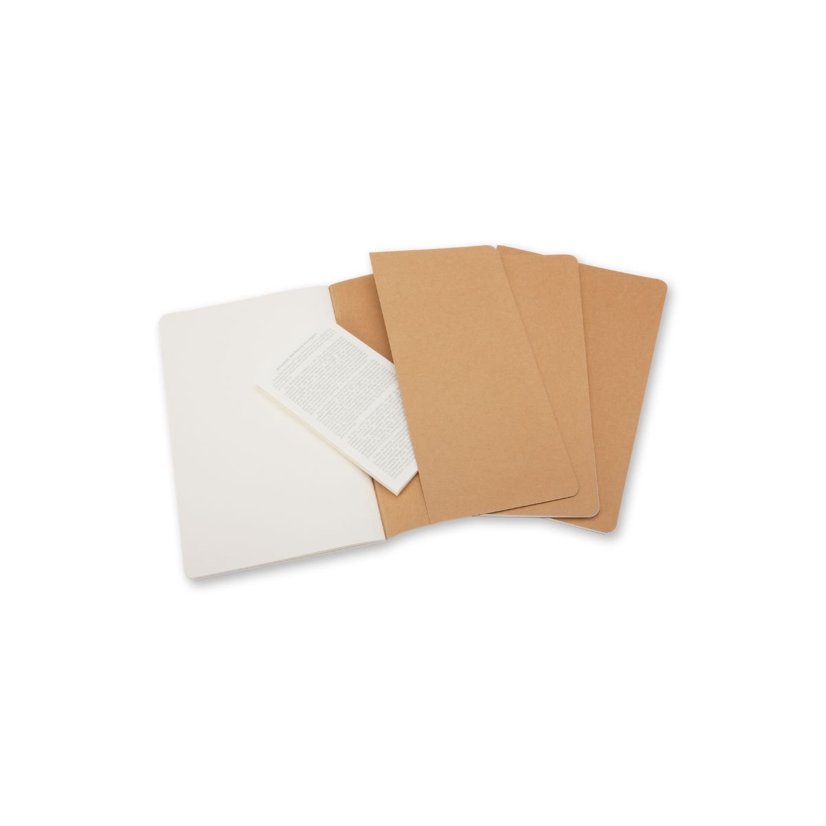 Cahier Journal Plain Pocket Brown