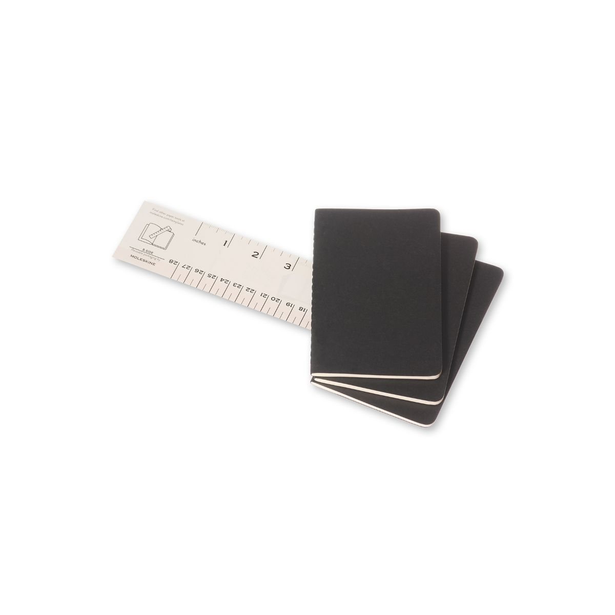 Cahier Journal Plain Pocket Black