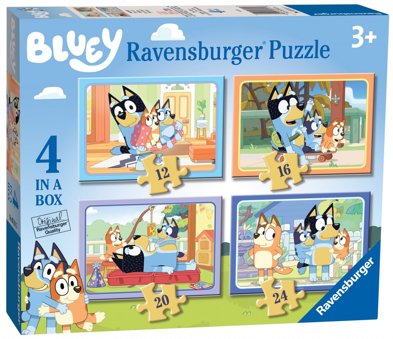Bluey 4 In A Box Puzzle