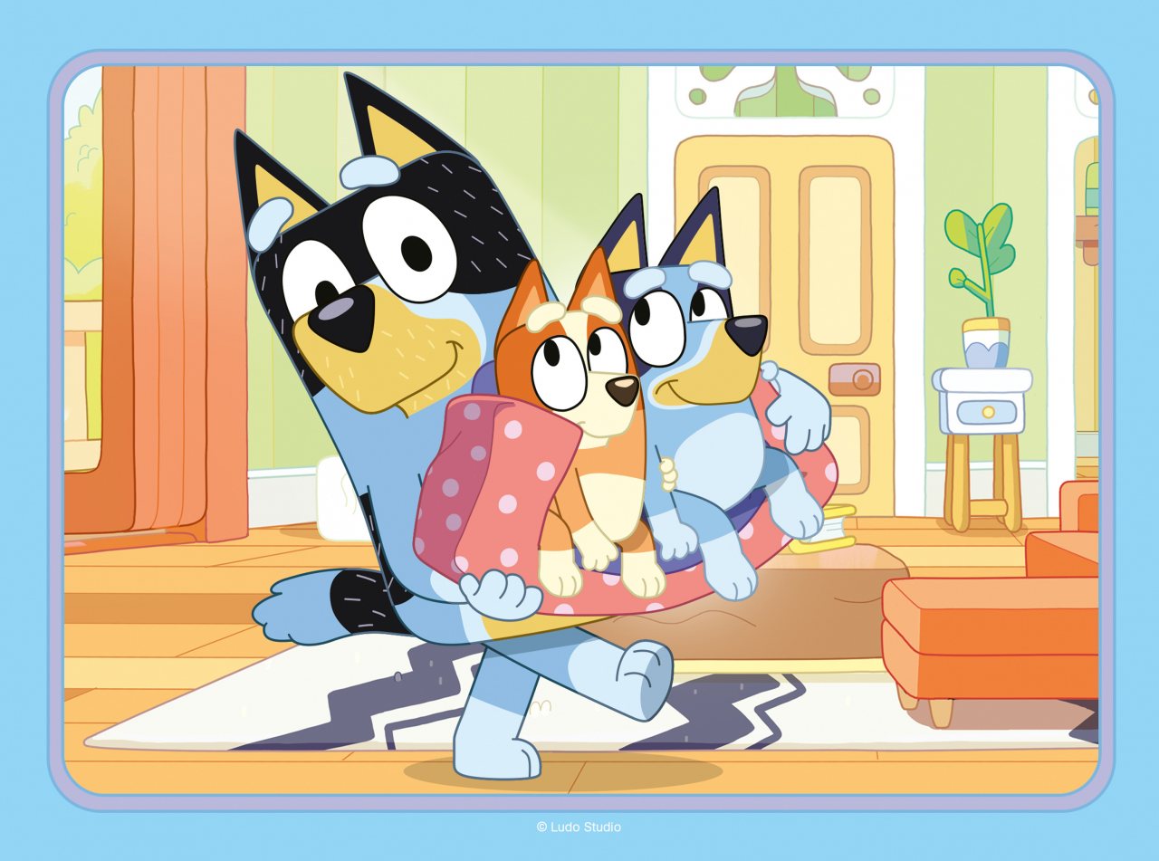 Bluey 4 In A Box Puzzle