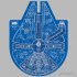 Star Wars Millennium Falcon Double-Sided Jigsaw Puzzle